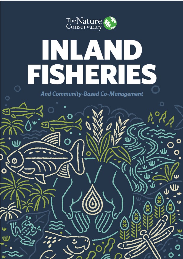 Report cover of the Guide with aquatic life drawings.